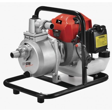 Motobomba Gasolina 2T 25mm 12.000L/h - PowerGround WP-5200
