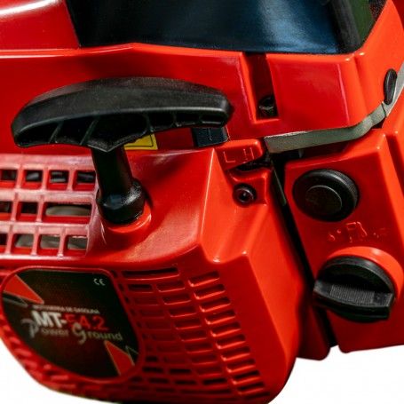 Motosierra Gasolina 58cc 3cv 50cm con Caballete y Cadena Profesional Oregon - PowerGround MT54