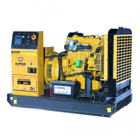 GENERADOR TRIFASICO DIESEL ABIERTO A 1500 RPM KIPOR KDE30E3