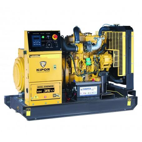 GENERADOR TRIFASICO DIESEL ABIERTO A 1500 RPM KIPOR KDE35E3