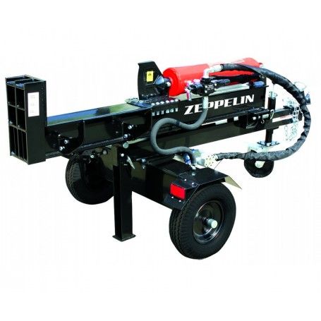 ASTILLADORA DE LEÑA CON REMOLQUE, 35 TONELADAS, GASOLINA, 13 HP, 2 POSICIONES, 311 KG.