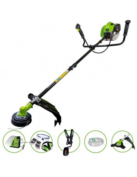 Desbrozadora EXDEMO Profesional Gasolina 52cc 2cv Barra Divisible - Kapotha RAW