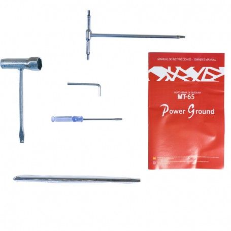 Motosierra Gasolina 65cc 3,9cv 50cm con Protecciones - PowerGround MT65