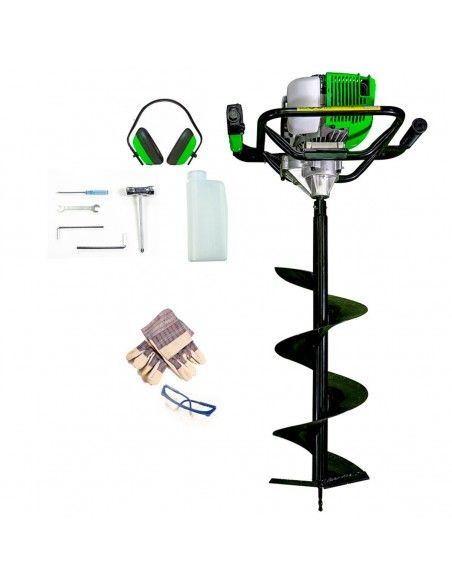 Ahoyadora Profesional Gasolina 58cc 2,95cv + Broca de 15cm - Kapotha K-AHD580S