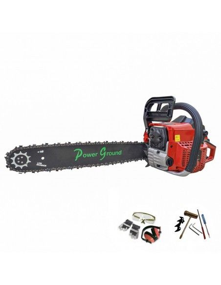 Motosierra Gasolina 65cc 3,9cv 50cm con Protecciones - PowerGround MT65