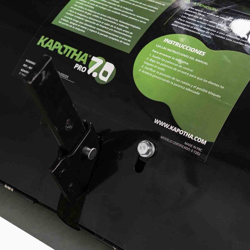 Mini Motocultor Gasolina - Kapotha PRO 7.0