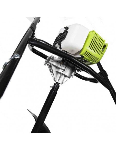 Ahoyadora Gasolina 58CC 2,95CV con carretilla + Brocas 6, 20, 25cm - Kapotha