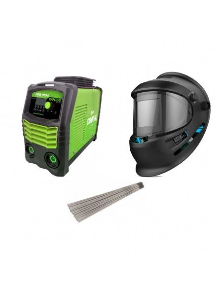 Soldador Eléctrico Kapotha y Máscara de protección + Electrodos