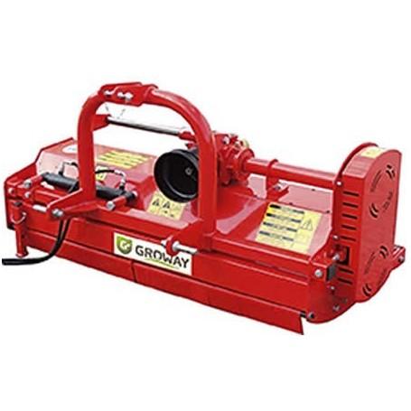 Trituradora-desbrozadora Groway equipada con  desplazamiento lateral  hidraulico Bastet 158C