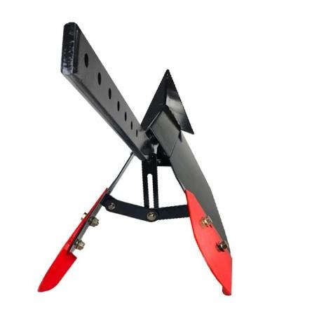 Asurcador Profesional Regulable Motocultor Panzer y Pro-Raptor